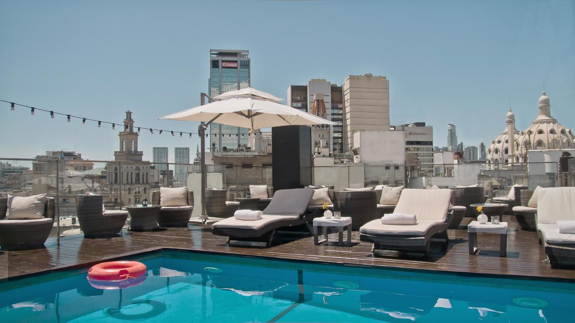 725 Continental Hotel Буенос Айрес Екстериор снимка Rooftop pool