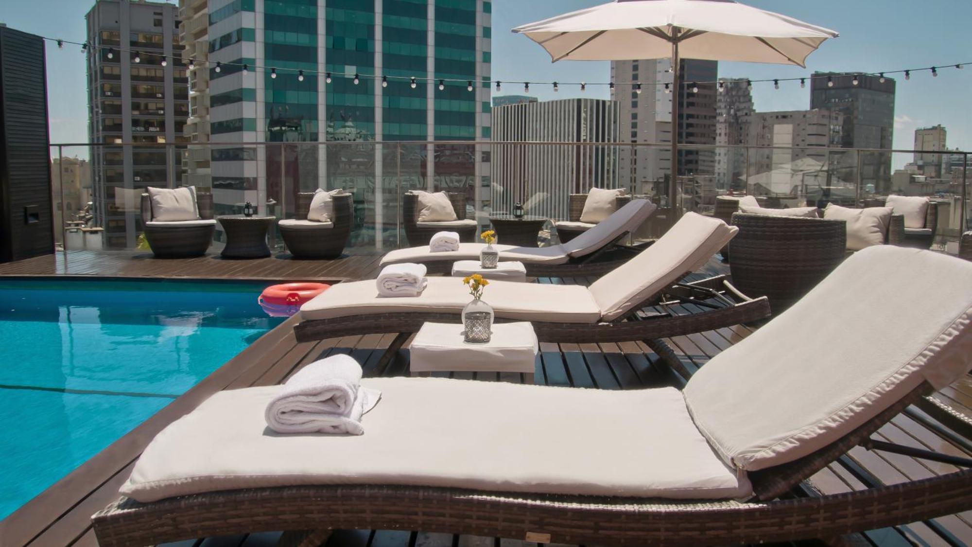 725 Continental Hotel Буенос Айрес Екстериор снимка Rooftop pool